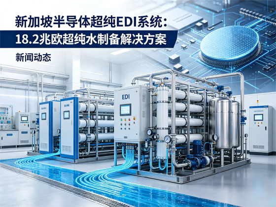 新加坡半导体超纯水EDI系统：18.2兆欧超纯水制备解决方案