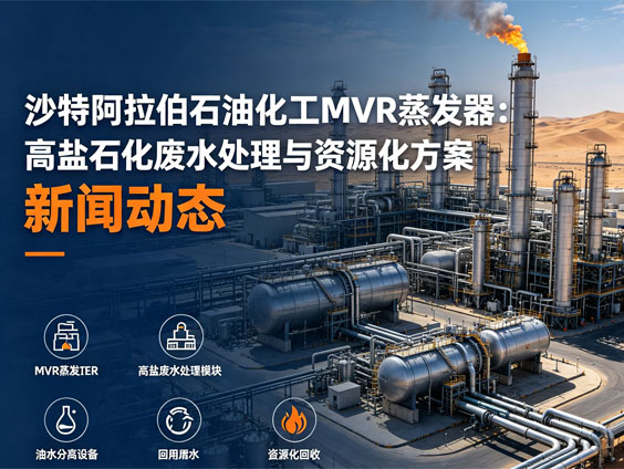 沙特阿拉伯石油化工MVR蒸发器：高盐石化废水浓缩处理方案