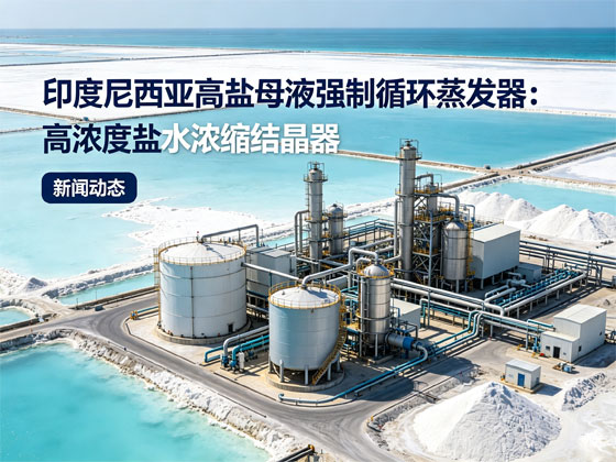 印度尼西亚高盐母液强制循环蒸发器：高浓度卤水浓缩结晶解决方案
