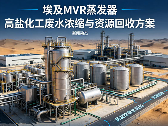 埃及化工MVR蒸发器：高盐化工废水浓缩与资源回收方案