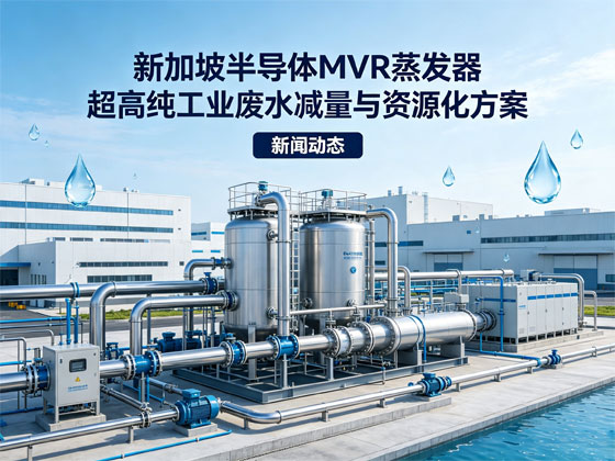 新加坡半导体MVR蒸发器：超高纯工业废水浓缩减量方案