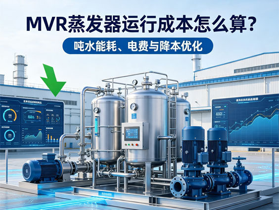 MVR 蒸发器运行成本怎么算？吨水能耗、电费与降本优化全解析